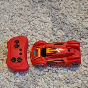 Red Remote Control Wall Climbing Toy Car